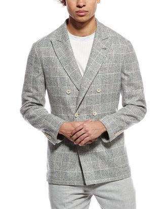 Brunello Cucinelli Silk & Wool-Blend Jacket