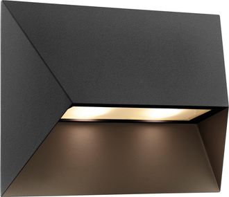 Nordlux Pontio Aplique De Pared Negro 27 Cm