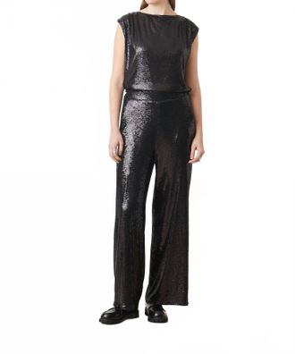 Suncoo James Sequin Pants In Noir