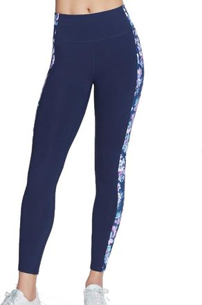Skechers Womens Misty Floral Hw Fl Leggings, Black, M UK