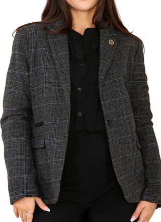 TruClothing Tweed Pattern Check Blazer