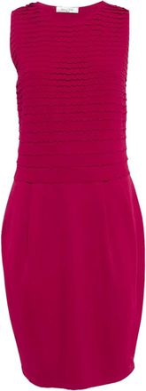 Valentino Garavani Abito midi con ruches - Rosa