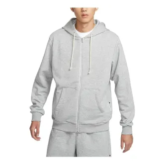 Nike Standard Issue Dri-FIT Full-Zip Basketball Hoodie Asia Sizing Dark Grey Heather FZ0223-063