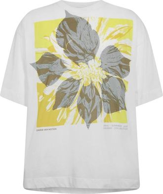 Dries Van Noten Tops, Heren, Wit, M, Stijlvolle PR Shirt