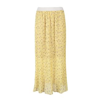 Semicouture Dames, Rokken, Geel, Maat: XS Viscose