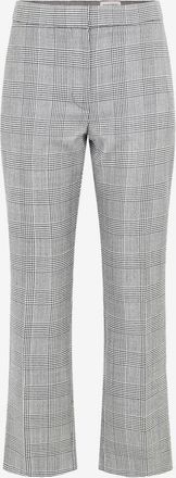 Alexander McQueen Glencheck-Bleistifthose aus Wolle