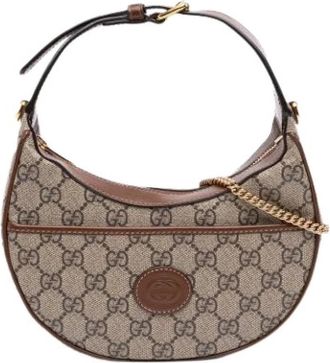 Gucci Pre-owned Satchel - Dames - Vintage Schoudertas - Beige - ONE Size - Vintage