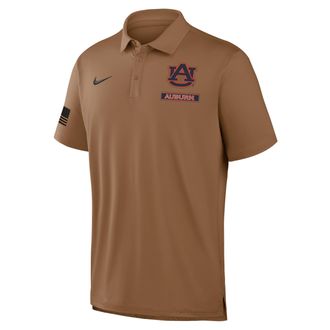 Nike Auburn Military Appreciation Nike Mens Dri-FIT College Polo in Brown | 04PF2EAAUN-YG7