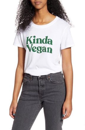 Sub_Urban Riot Kinda Vegan Loose Tee in White at Nordstrom, Size X-Small