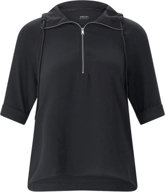 Marc Cain Blouse Shirt - Dames - Vesten met rits - Zwart - S - Hoodies & sweatvesten