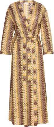 Izia Kimono Dames Geel veelkleurig