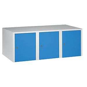 EKO V-part - Armario Superior M&uuml;nchen 3 Compartimentos Azul Luminoso
