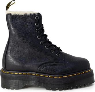 Dr. Martens Quad Retro Platform Boots - Dames - Winterlaarzen - Zwart - 36 EU - Leer - Schoenen