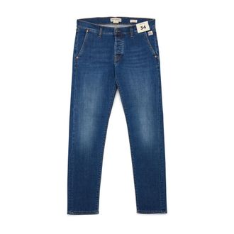 Roy Rogers Slim-fit jeans - Heren - Jeans - Blauw - Maat: W40 Katoen