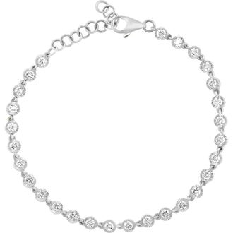 Effy Lab Grown Diamond Bracelet in Silver at Nordstrom Rack, Size 7