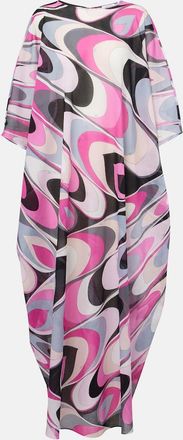 Pucci Caftano Onde in mussola di cotone