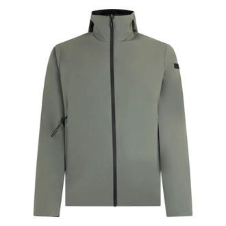 Roberto Ricci Design Light Jackets, male, Gray, Size: XL Light jacket with zipper
