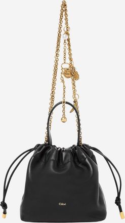Chlo&eacute; Mini-Schultertasche aus Leder