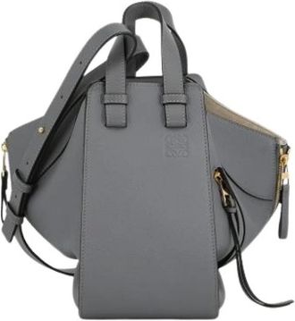 Loewe Pre-owned Handbags, female, Gray, Size: ONE SIZE Pre-owned Hammock Handbag