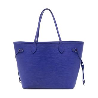 Louis Vuitton Pre-owned Tote Bags, female, Blue, Size: ONE SIZE Pre-owned Leather Tote Bag