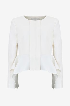 Roland Mouret Kost&uuml;mjacke aus Cr&ecirc;pe mit Schoss