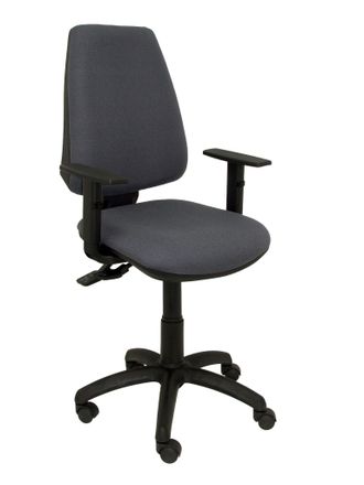 Piqueras y Crespo Silla Elche S Bali Color Gris Oscuro Brazos Regulables