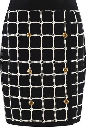 Elisabetta Franchi Mujer, Faldas, Negro, Talla: L