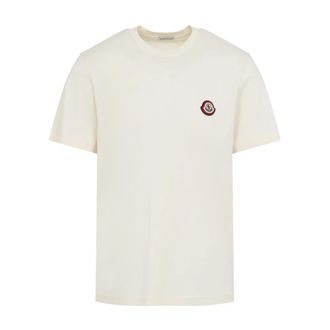 Moncler SS T-Shirt - Heren - T-shirts - Beige - S - Tops