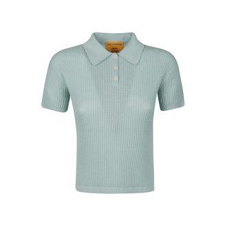 Guest In Residence Truien & Vesten, Dames, Groen, S, Kasjmier, Shrunken Polo