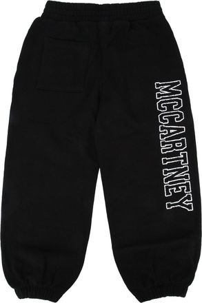 Stella McCartney Boys Logo-Embroidered Cotton Joggers Black