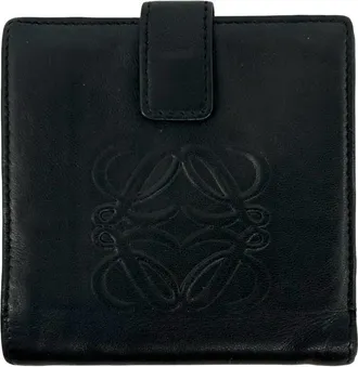 Loewe Black Leather Wallet (Bi-Fold) (Pre-Owned)