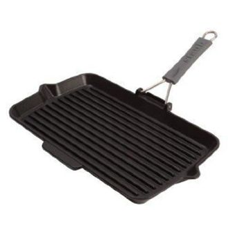 Staub Parrilla De Fundici&oacute;n Negra 34 X 21 Cm Alta Calidad