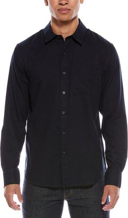 Vince Twill Wool-Blend Shirt