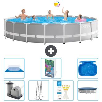 Intex Piscina Prism Frame Redonda - 610x132 Cm - 8-piezas S662