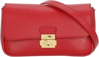 Coccinelle Cross Body Bags, female, Red, Size: ONE SIZE C-Me Lock Shoulder Bag