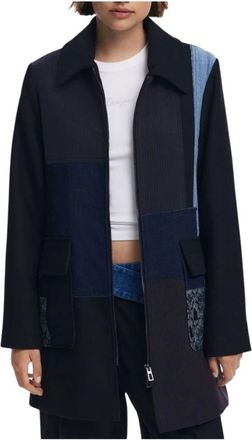 Desigual Mujer, Chaquetas, Azul, Talla: L