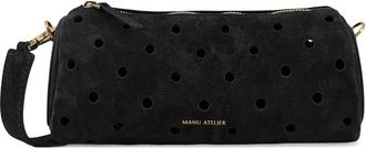 Manu Atelier Mini Cylinder Perforated Shoulder Bag