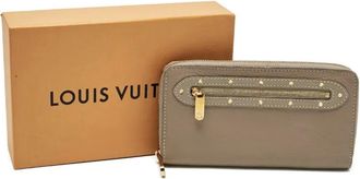 Louis Vuitton Portafoglio Suhali con zip 2009 - Grigio