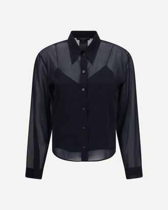 Gucci Stretch silk chiffon Shirt Female 42