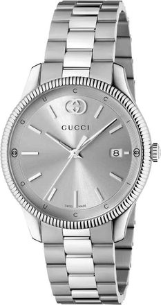 Gucci G-Timeless Silver-tone Dial Ladies Watch YA1264232