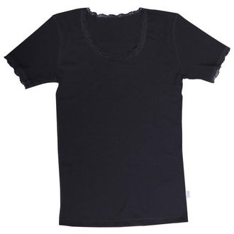 Joha T-Shirt 70403 Merinounterw&auml;sche f&uuml;r Damen | schwarz
