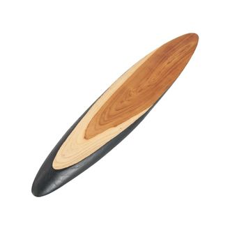 Bazar Bizar Plato de tapas de madera negro natural