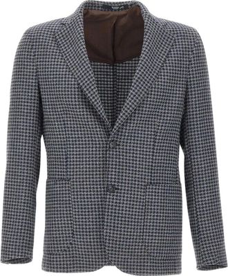 Barba Easy J Mono Blazer - Heren - Jassen - Veelkleurig - Maat: XL Wol