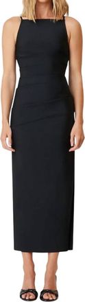 Elliatt Rose Midi Dress In Black