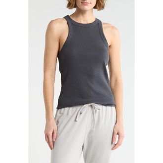 James Perse Ribbed Knit Tank in Blue Noir at Nordstrom Rack, Size 1