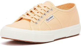 Superga 2750 Cotu Classic Womens Trainers 4 UK Orange Apricot