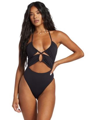 Billabong Badeanzug BILLABONG Sol Searcher, Damen, Gr. XXL, schwarz, Obermaterial:78% Nylon, 22% Elasthan;, Badeanz&uuml;ge Badeanzug
