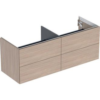 Keramag Geberit One Mueble Bajo Lavabo Para Encimera, 4 Cajones