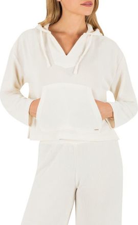 Hurley Positano Rib Hoodie in Tofu at Nordstrom, Size X-Large