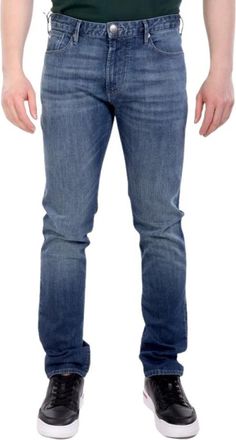 Emporio Armani J06 Jeans - Heren - Slim Fit Jeans - Blauw - W32 - Katoen - Jeans
